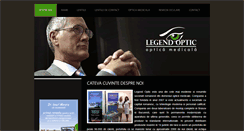 Desktop Screenshot of legendoptic.ro